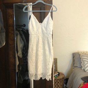 White Graduation Dress